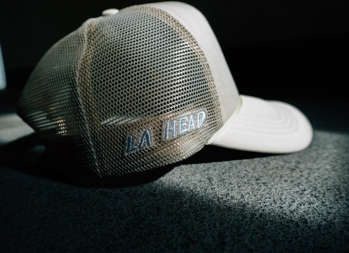 Cream STL Trucker Hat