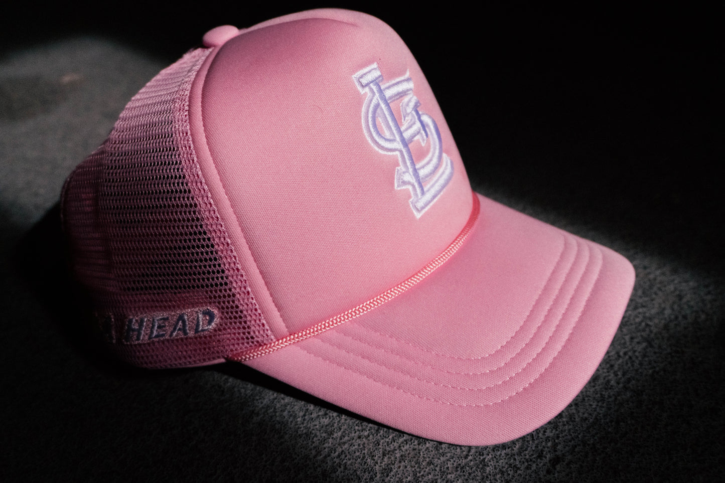 Pink STL Trucker Hat
