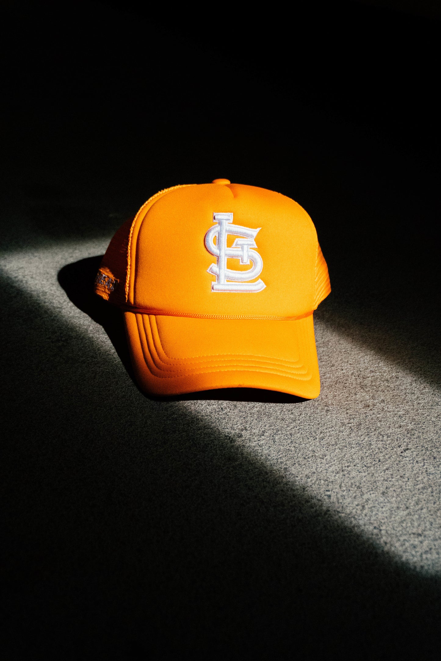 Orange STL Trucker Hat