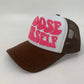 Choose Yourself Trucker Hat - Brown & Pink