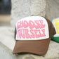 Choose Yourself Trucker Hat - Brown & Pink