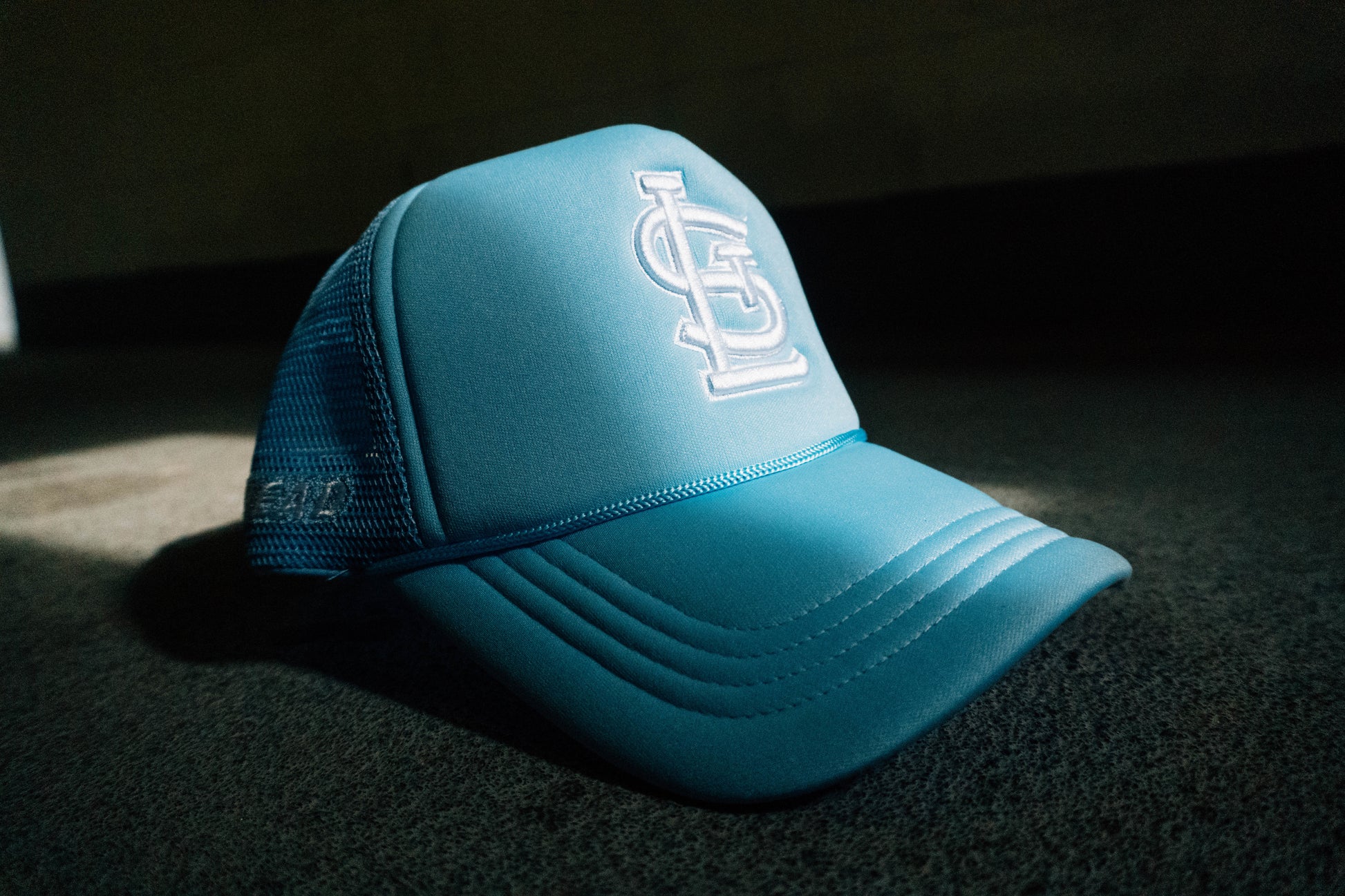 Light Blue STL Trucker hat – laheadgear