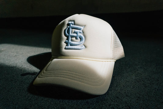 Cream STL Trucker Hat