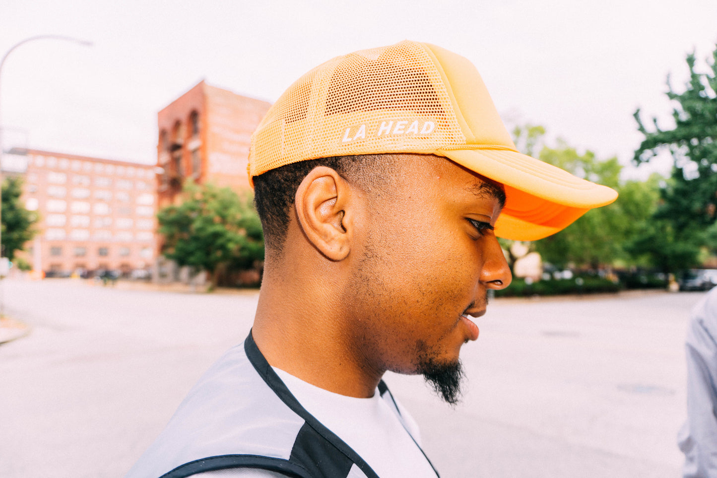 Orange STL Trucker Hat